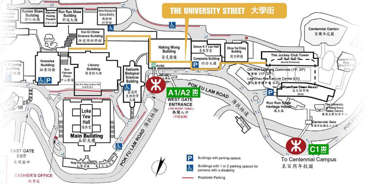 mapa hku