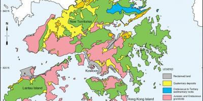 Mapa geologikoa Hong Kong
