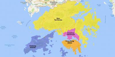 Mapa Hong Kong-eremua