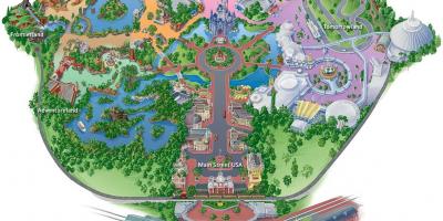 Disneyland Hongkong mapa