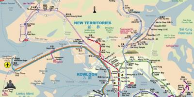 MTR Hongkong mapa