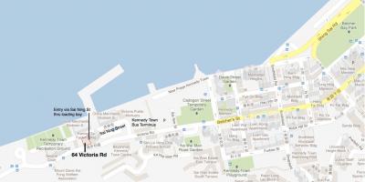 MTR Kennedy herri geltokia mapa
