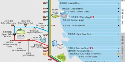 Hong Kong noren noren tranbia mapa