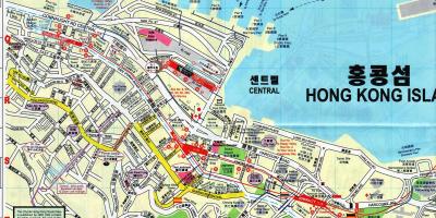 Mapa Sheung Wan Hong Kong