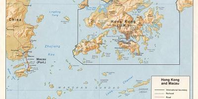 Mapa Hong Kong eta Macau