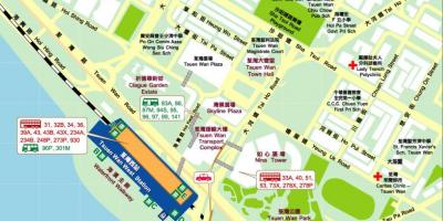 Tsuen Wan West geltokia mapa